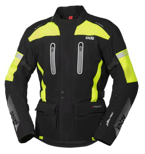 iXS Motorradjacke Tour Jacke Pacora-ST - schwarz-fluogelb (Grösse: 2XL) von iXS