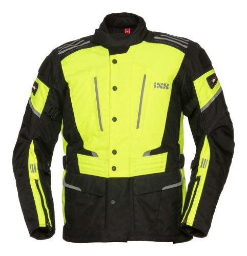 iXS Tour Jacke Powells-ST - neon-yellow - black (Grösse: M) von iXS