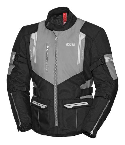 iXS Motorradjacke Tour Jacke ST - schwarz-grau (Grösse: 5XL) von iXS