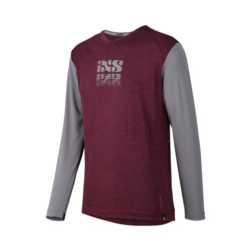 iXS Trigger Kids LS Jersey - raisin KL (Kinder L) (Grösse: KM) von iXS