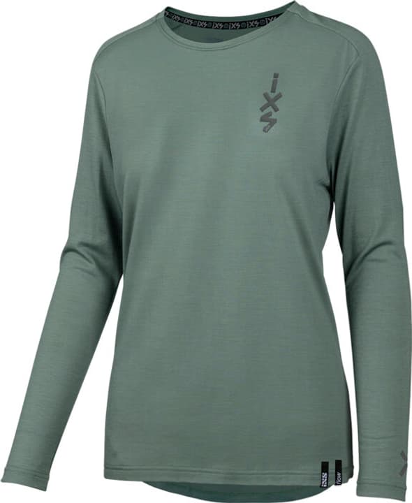 iXS Women's Flow Merino long sleeve jersey Langarmshirt smaragd von iXS