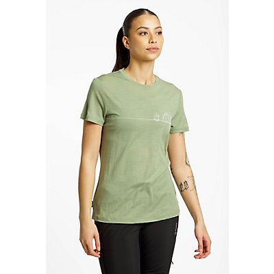 Merino 150 Tech Lite Single Line Camp Damen T-Shirt von icebreaker