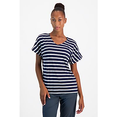 Merino Blend Cool-Lite™ 125 Drayden Reversible Stripe Damen T-Shirt von icebreaker