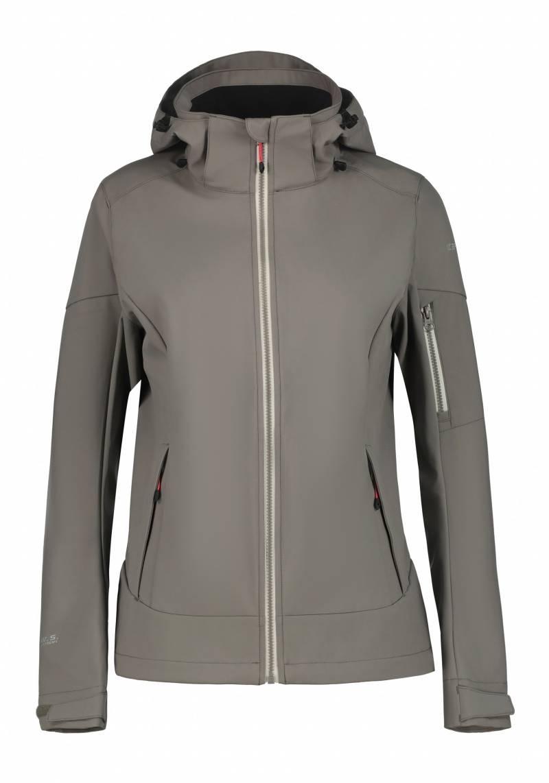 Icepeak Softshelljacke »D SOFTSHELLJACKE BATHGATE«, (1 St.), mit Kapuze, Wasserabweisend von icepeak