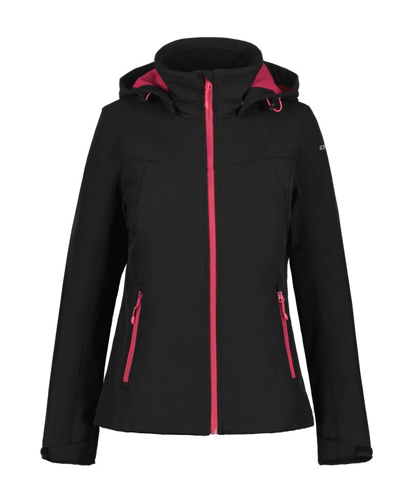 Icepeak Softshelljacke »D SOFTSHELLJACKE BRENHAM«, mit Kapuze, mit hohem Stehkragen von icepeak