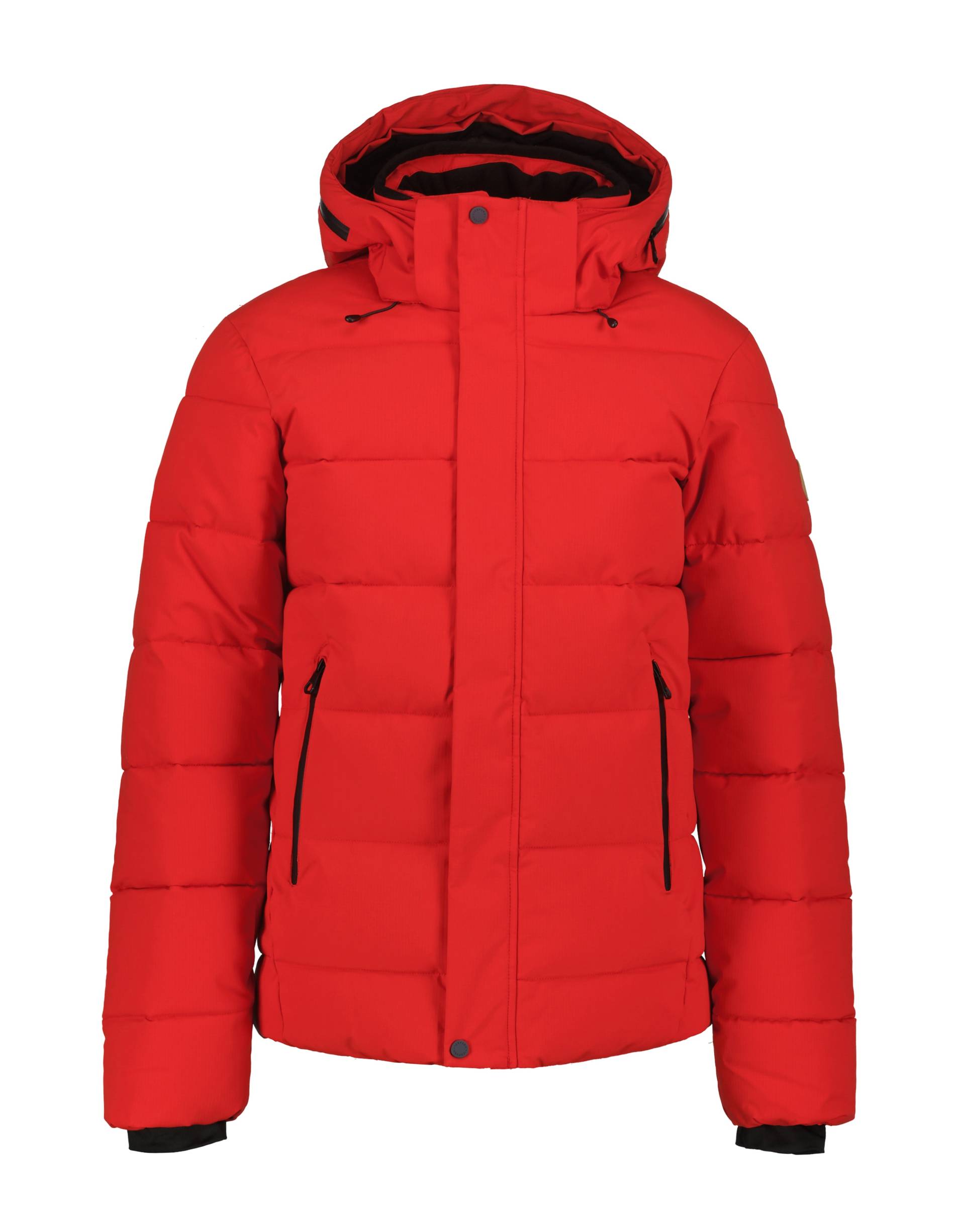 Icepeak Steppjacke »H STEPPJACKE BIXBY«, mit Kapuze, mit kontrastfarbenem Markenpatch am Oberarm von icepeak