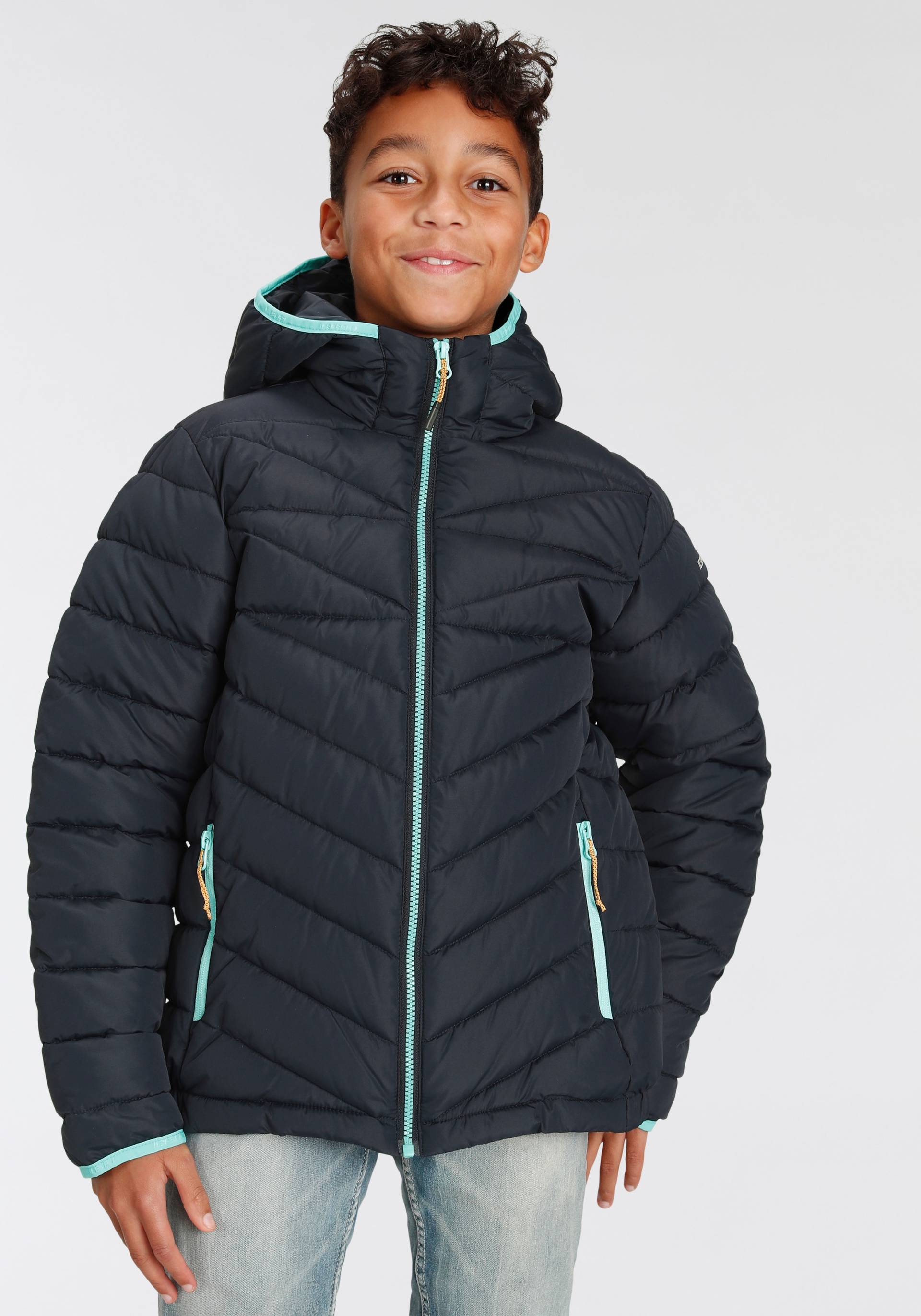 Icepeak Steppjacke »KENYON - für Kinder«, mit Kapuze, Atmungsaktiv & Winddicht & Wärmend von icepeak