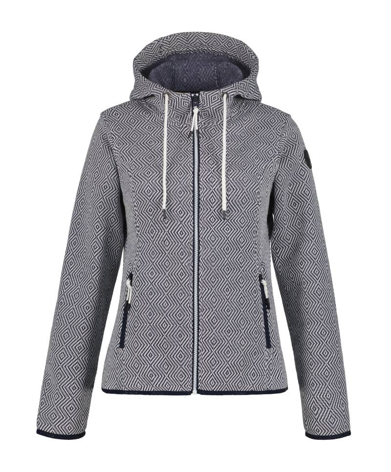 Icepeak Strickjacke »D STRICKFLEECE JACKE AUEN«, in gemusteter Optik von icepeak