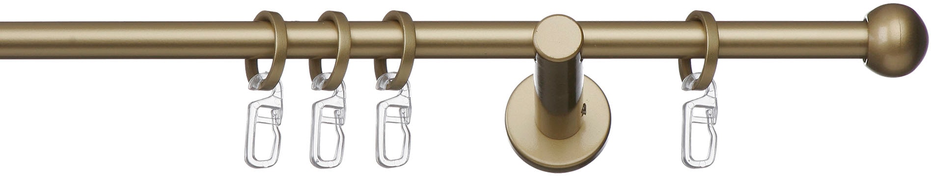 indeko Gardinenstange »Formentor«, 1 läufig-läufig, Fixmass, Komplett-Set inkl. Ringen und Montagematerial indeko Gardinenstange »Formentor«, 1 läufig-läufig, Fixmass, Komplett-Set inkl. Ringen und Montagematerial von indeko
