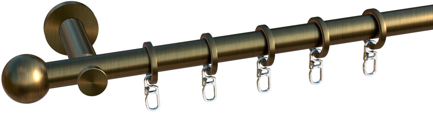 indeko Gardinenstange »Formentor«, 1 läufig-läufig, Fixmass, Komplett-Set inkl. Ringen und Montagematerial indeko Gardinenstange »Formentor«, 1 läufig-läufig, Fixmass, Komplett-Set inkl. Ringen und Montagematerial von indeko