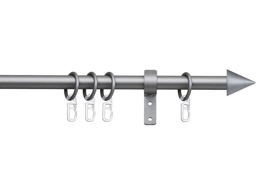 indeko Gardinenstange »Kegel«, 1 läufig-läufig, Fixmass, Komplett-Set inkl. Ringen und Montagematerial indeko Gardinenstange »Kegel«, 1 läufig-läufig, Fixmass, Komplett-Set inkl. Ringen und Montagematerial von indeko