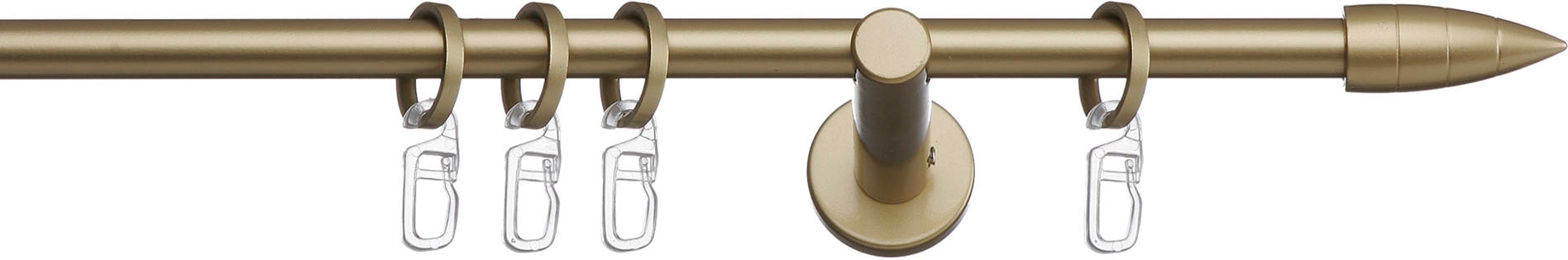 indeko Gardinenstange »Menorca«, 1 läufig-läufig, Fixmass, Komplett-Set inkl. Ringen und Montagematerial indeko Gardinenstange »Menorca«, 1 läufig-läufig, Fixmass, Komplett-Set inkl. Ringen und Montagematerial von indeko