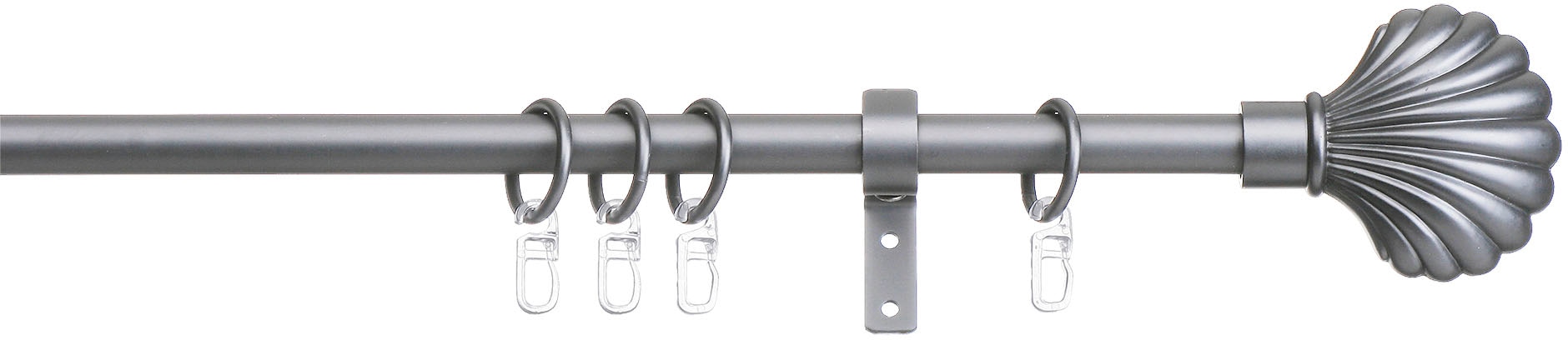 indeko Gardinenstange »Volterra«, 1 läufig-läufig, Fixmass, Komplett-Set inkl. Ringen und Montagematerial indeko Gardinenstange »Volterra«, 1 läufig-läufig, Fixmass, Komplett-Set inkl. Ringen und Montagematerial von indeko