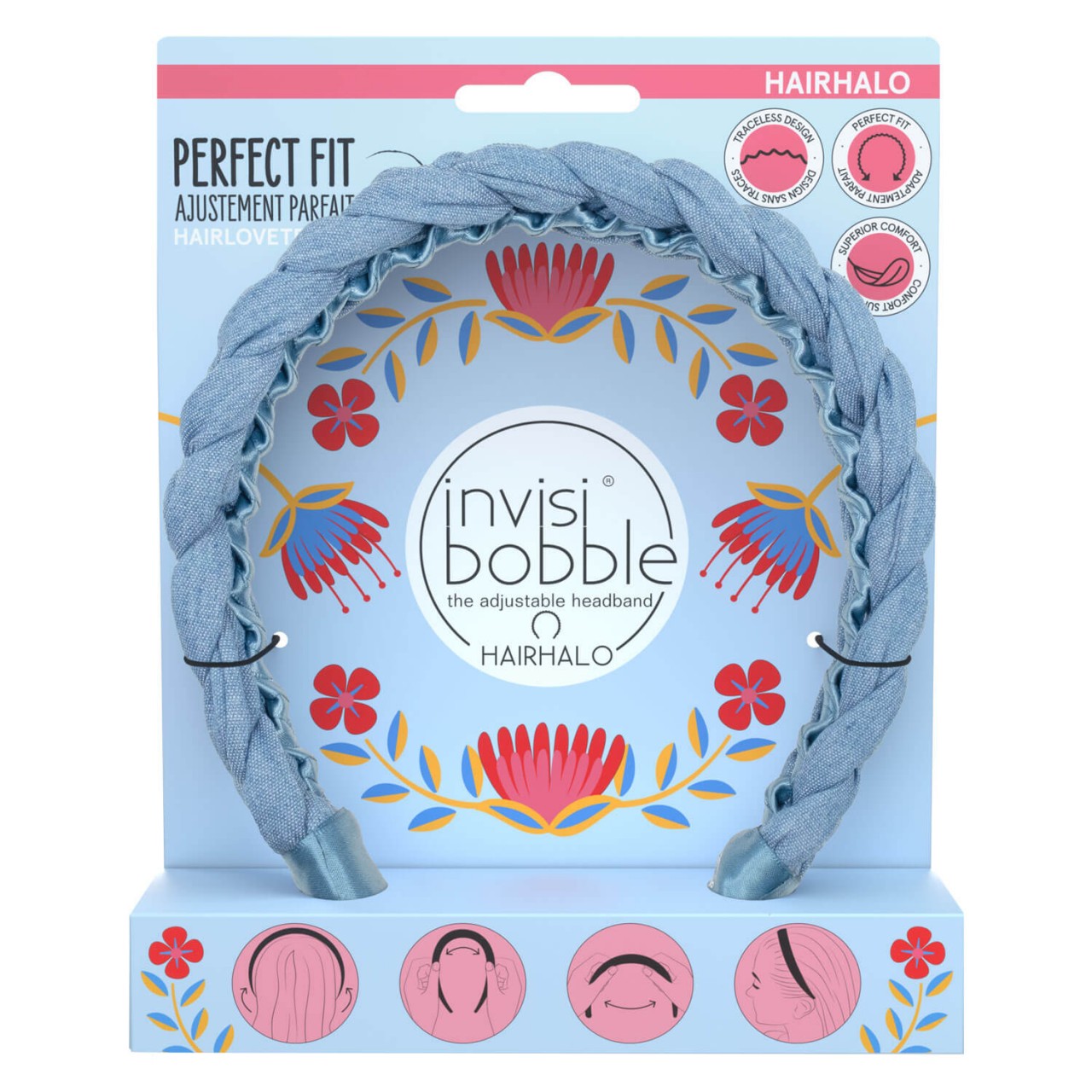 invisibobble HAIRHALO - Flores & Bloom Margarita Bonita von invisibobble