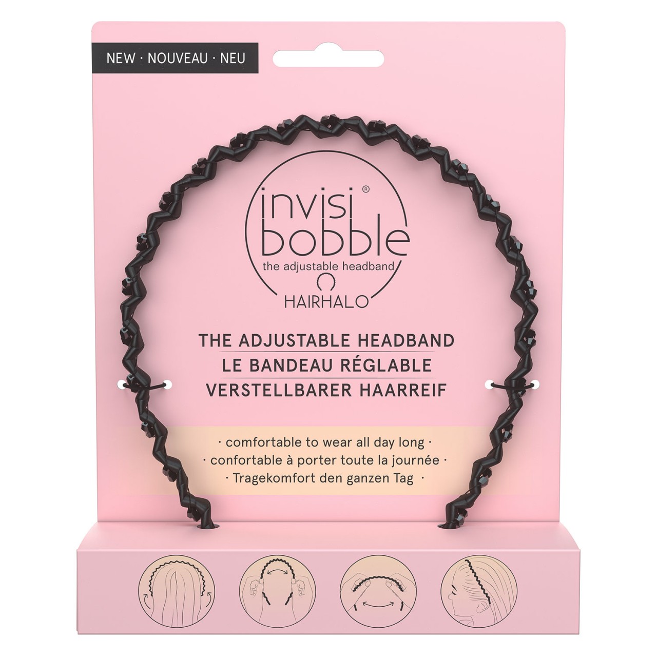 HAIR HALO - Black Sparkle von invisibobble