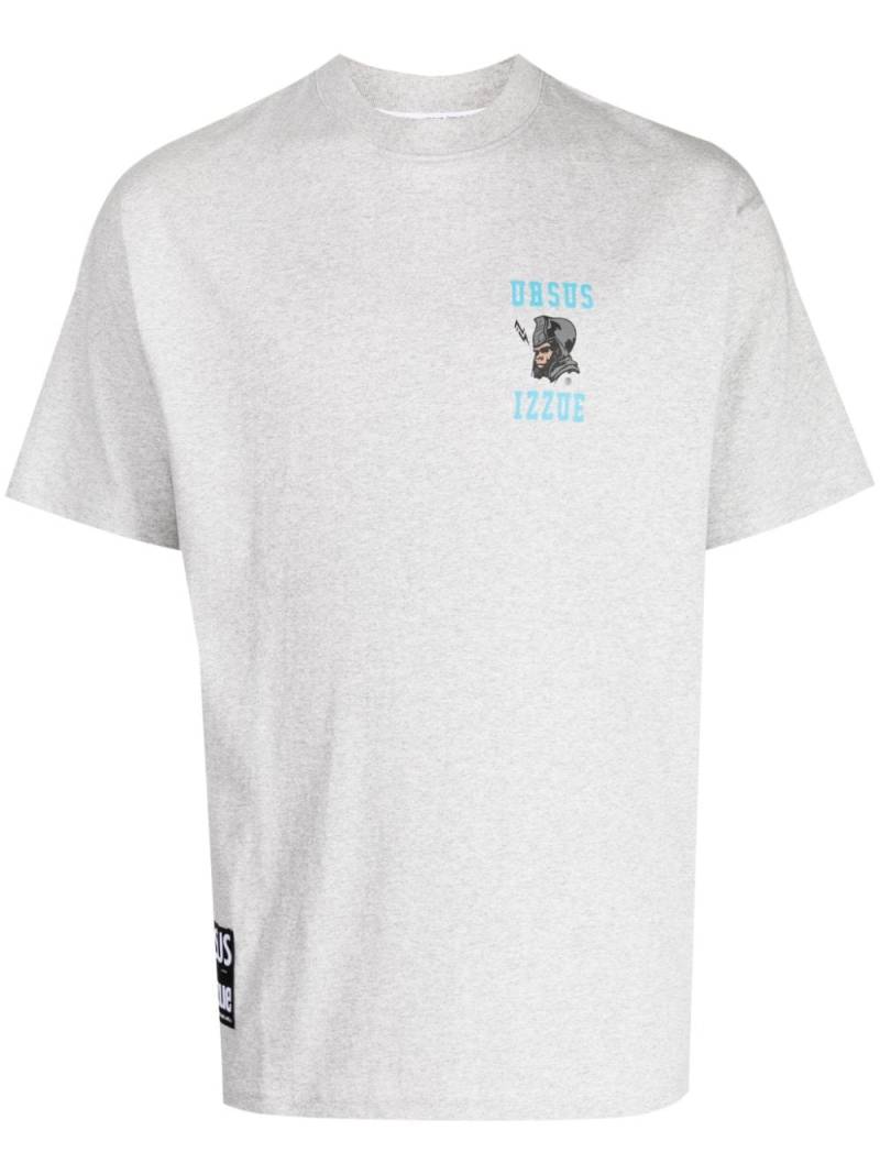 izzue Ursus logo-print cotton T-shirt - Grey von izzue