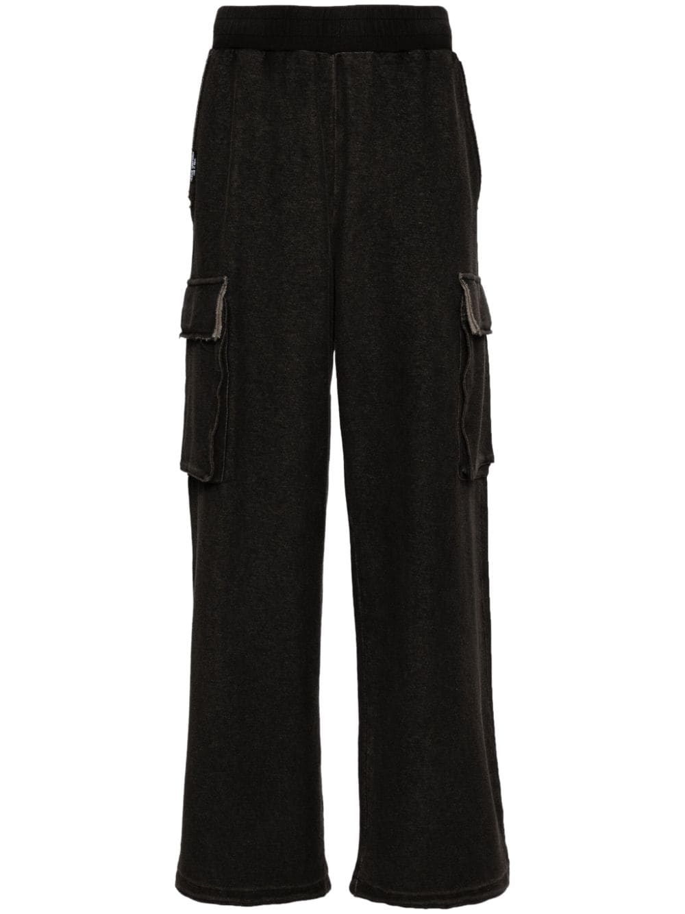 izzue cargo cotton-blend trousers - Black von izzue