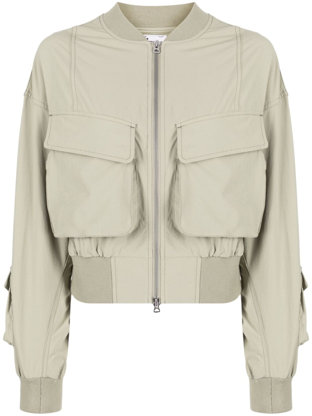 izzue cargo-pocket bomber jacket - Neutrals von izzue