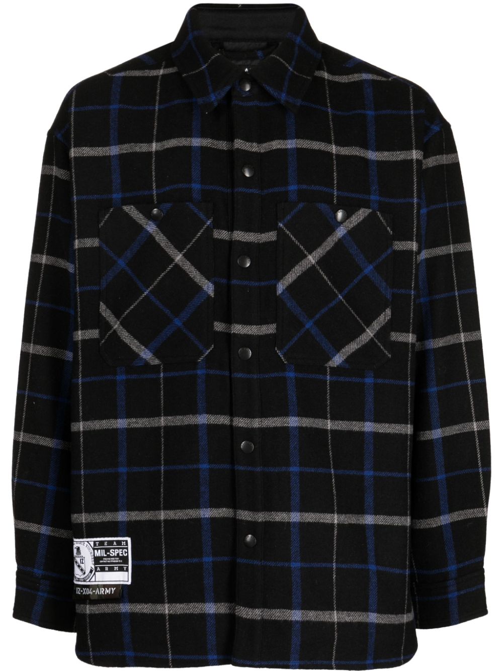 izzue check-print flannel shirt - Multicolour von izzue