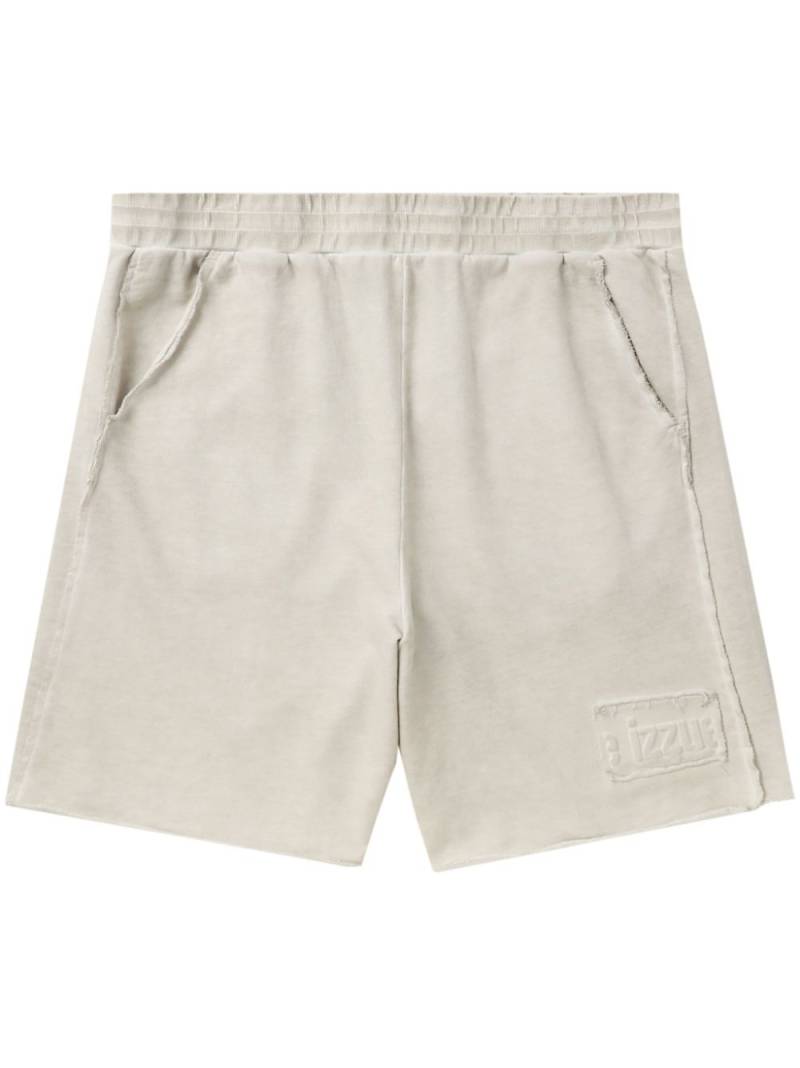 izzue cold-dye cotton shorts - Neutrals von izzue