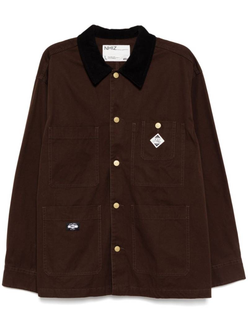 izzue corduroy shirt jacket - Brown von izzue