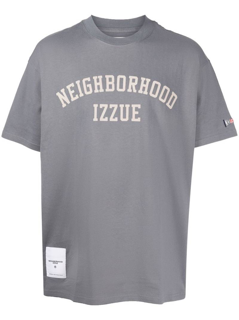 izzue cotton logo-print T-shirt - Grey von izzue