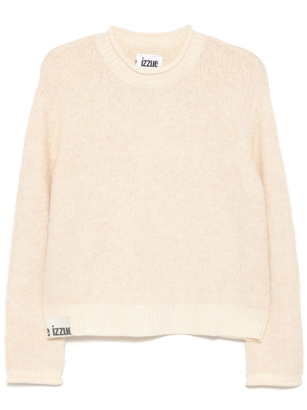 izzue crew-neck jumper - Neutrals von izzue