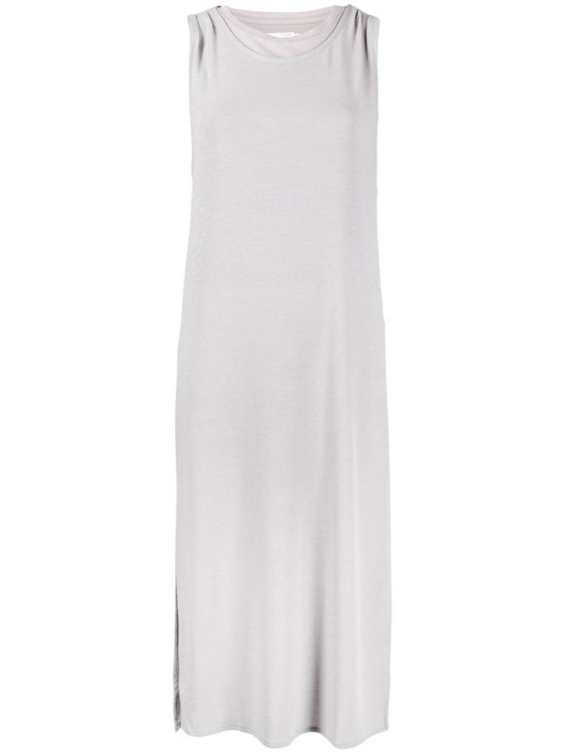 izzue crew-neck sleeveless midi dress - Grey von izzue