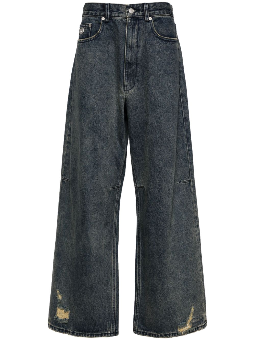 izzue dirty wash jeans - Blue von izzue