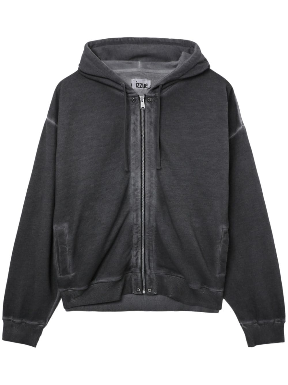 izzue drawstring cotton hoodie - Grey von izzue