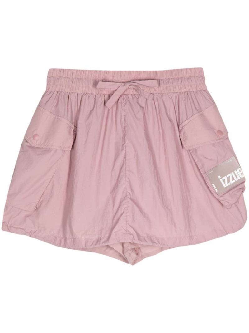 izzue drawstring lightweight mini skort - Pink von izzue