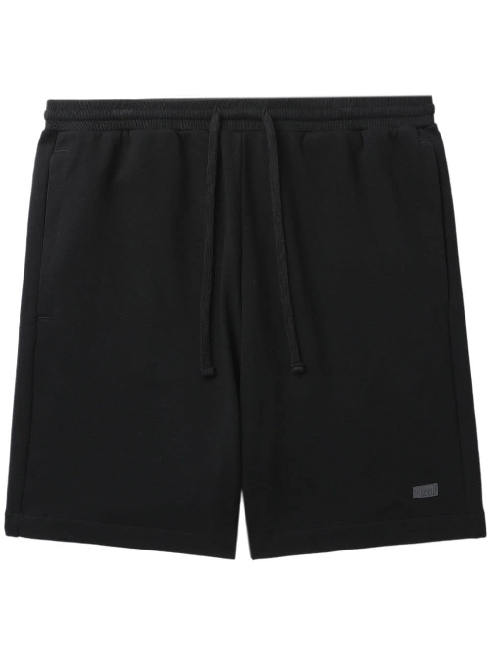 izzue drawstring-waist cotton shorts - Black von izzue