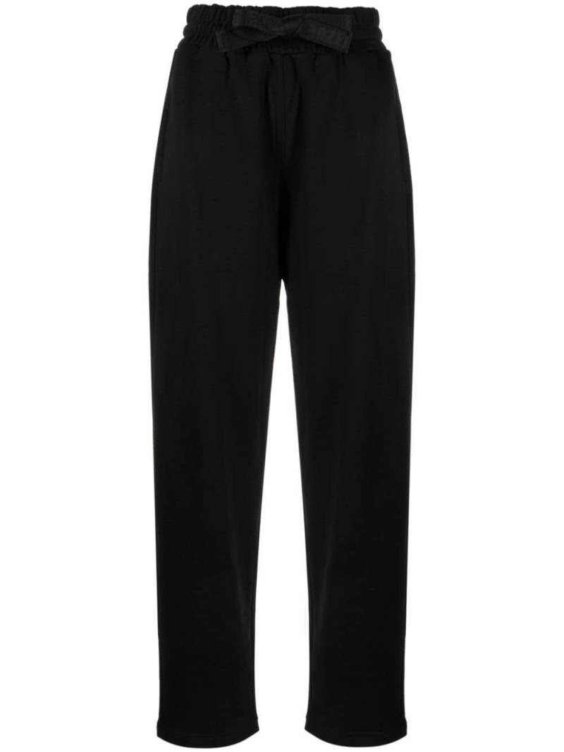 izzue drawstring-waist track pants - Black von izzue