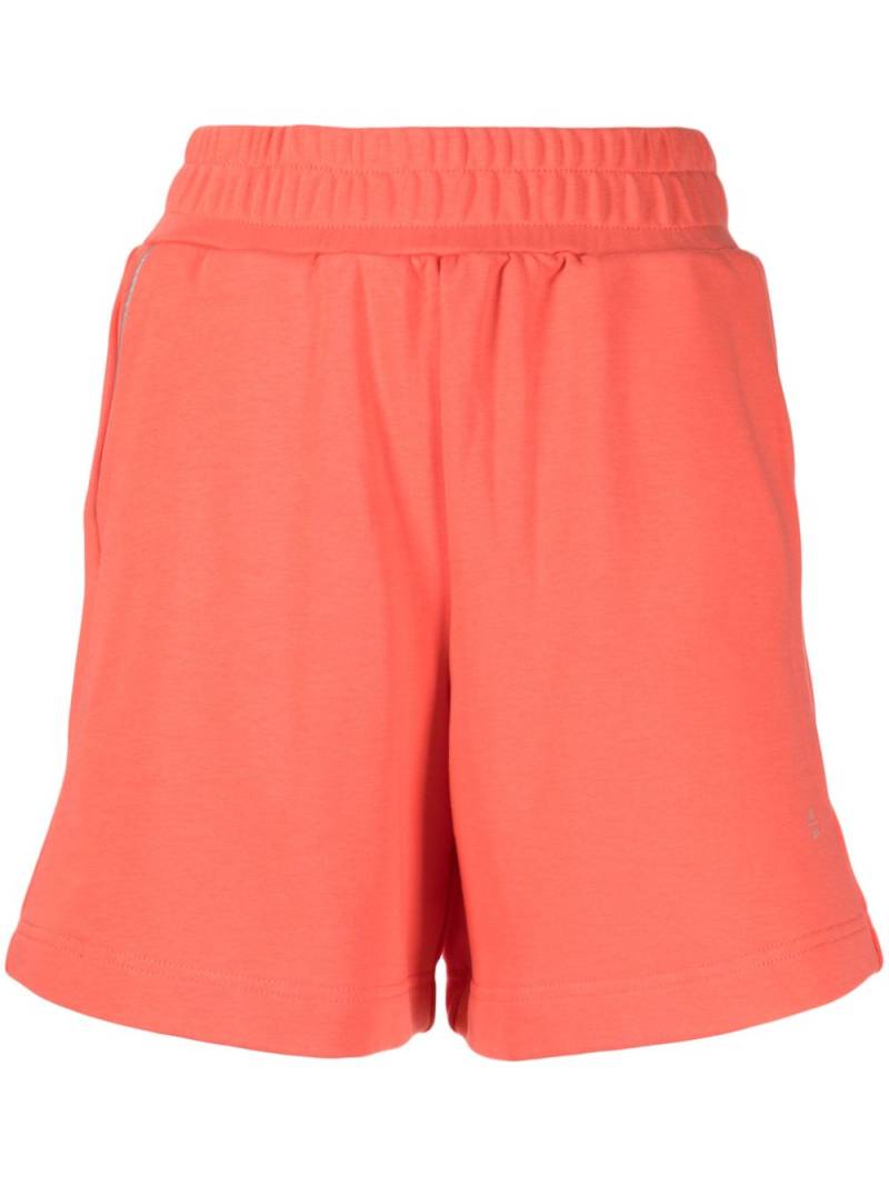 izzue elasticated cotton-blend track shorts - Pink von izzue