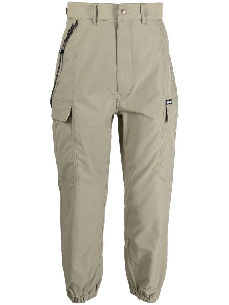 izzue elasticated-cuff cargo trousers - Green von izzue