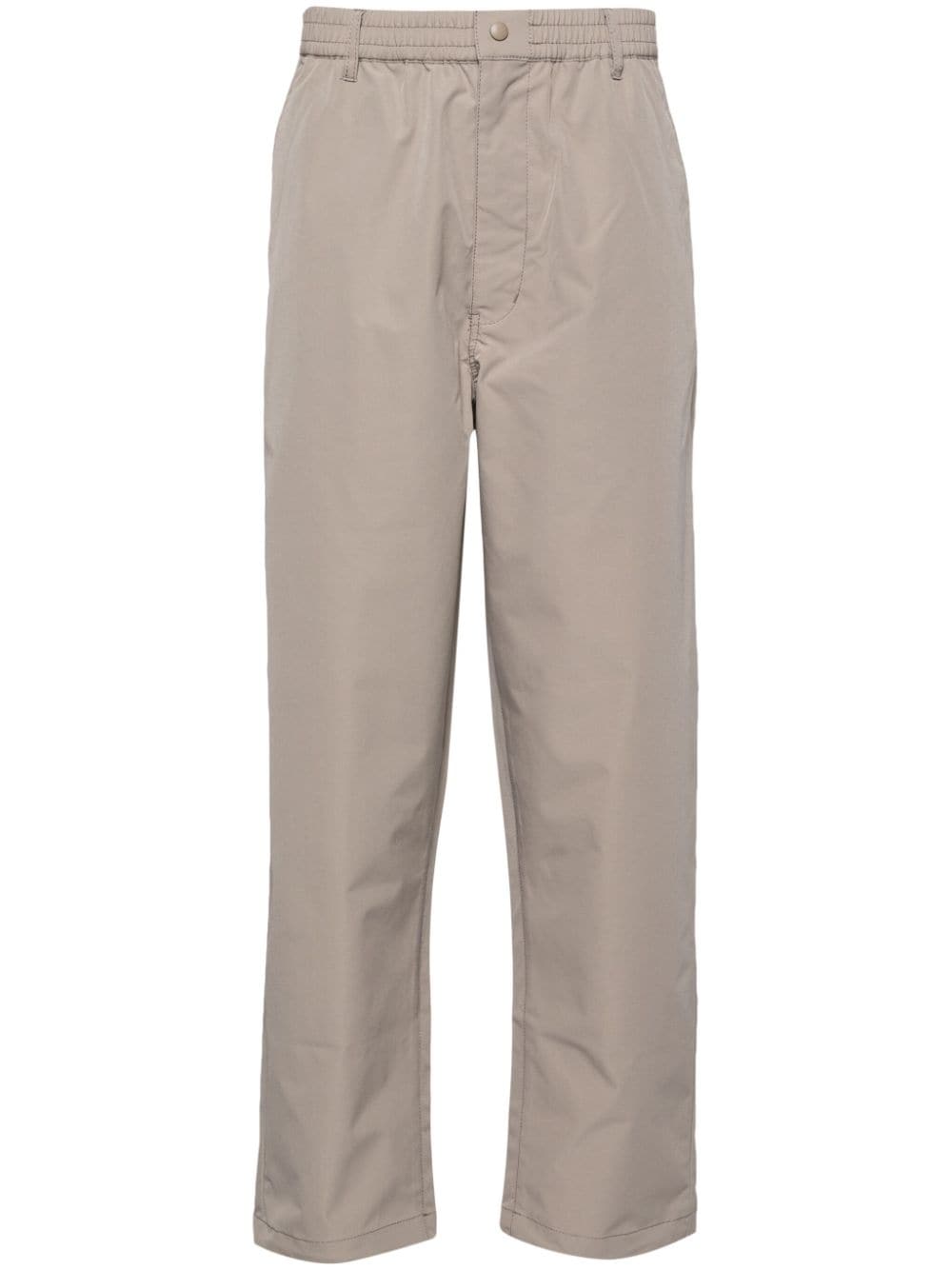 izzue elasticated-waist straight-leg trousers - Neutrals von izzue