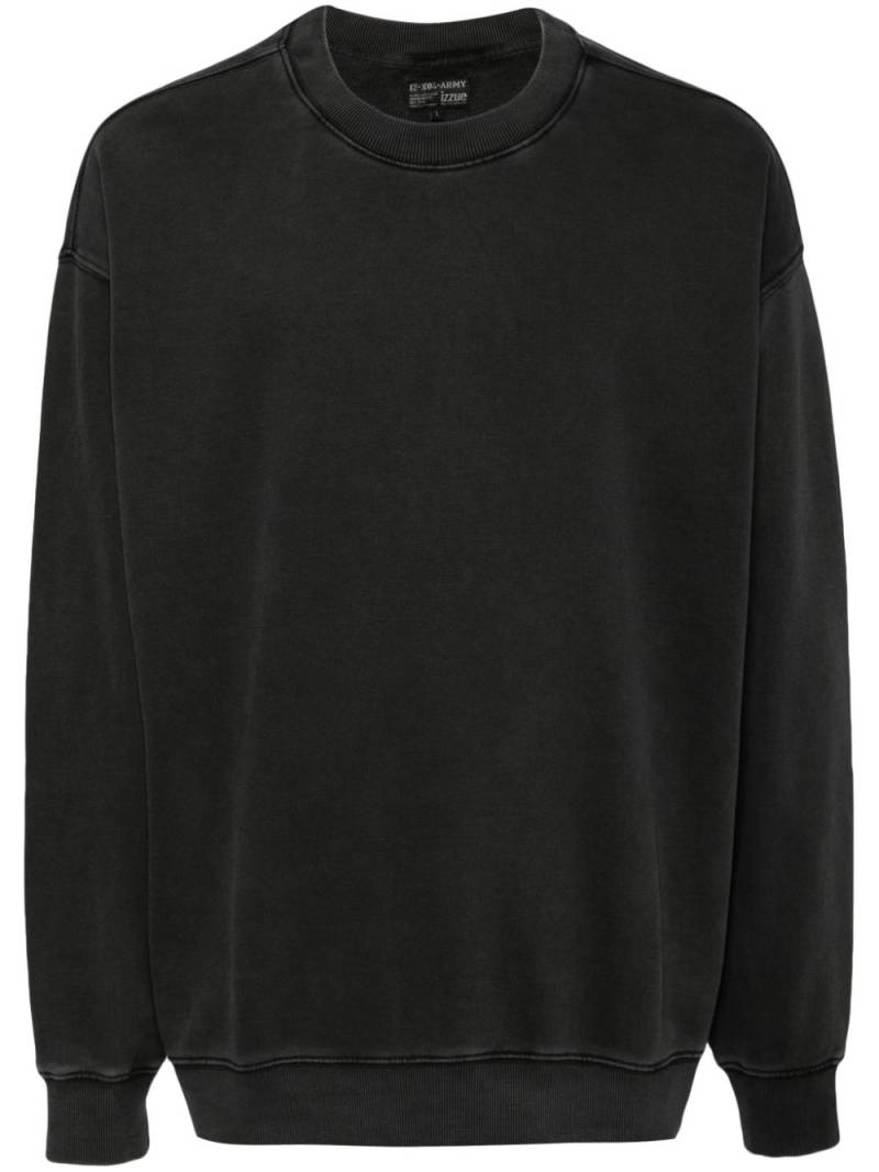 izzue embroidered design sweatshirt - Black von izzue