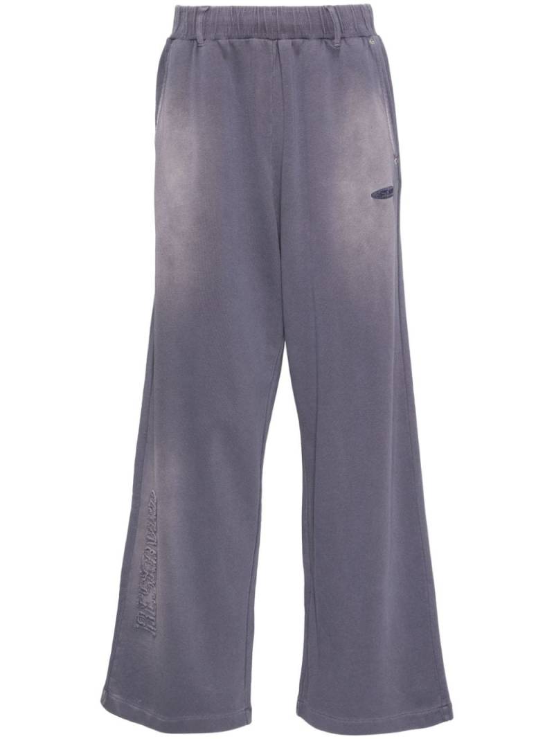 izzue embroidered track pants - Blue von izzue