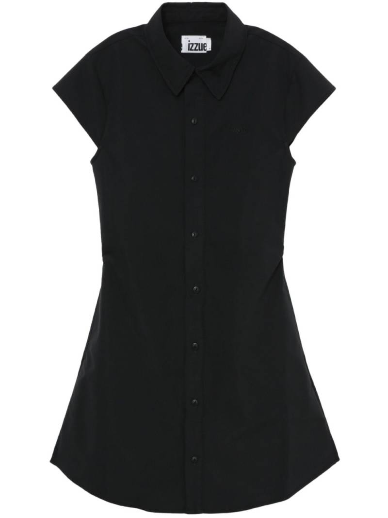 izzue flared shirt dress - Black von izzue