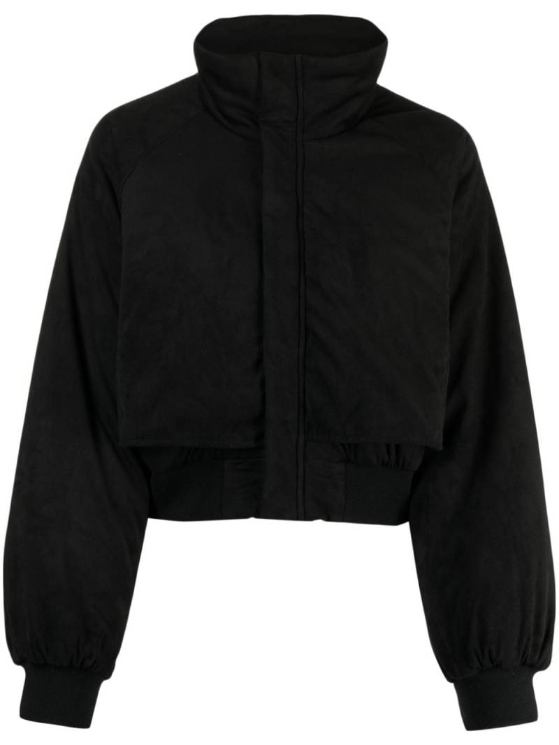 izzue funnel-neck puffer jacket - Black von izzue