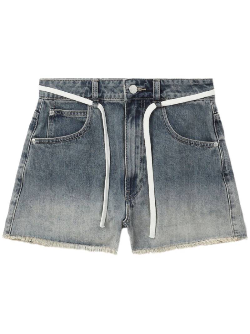 izzue gradient-wash denim shorts - Blue von izzue