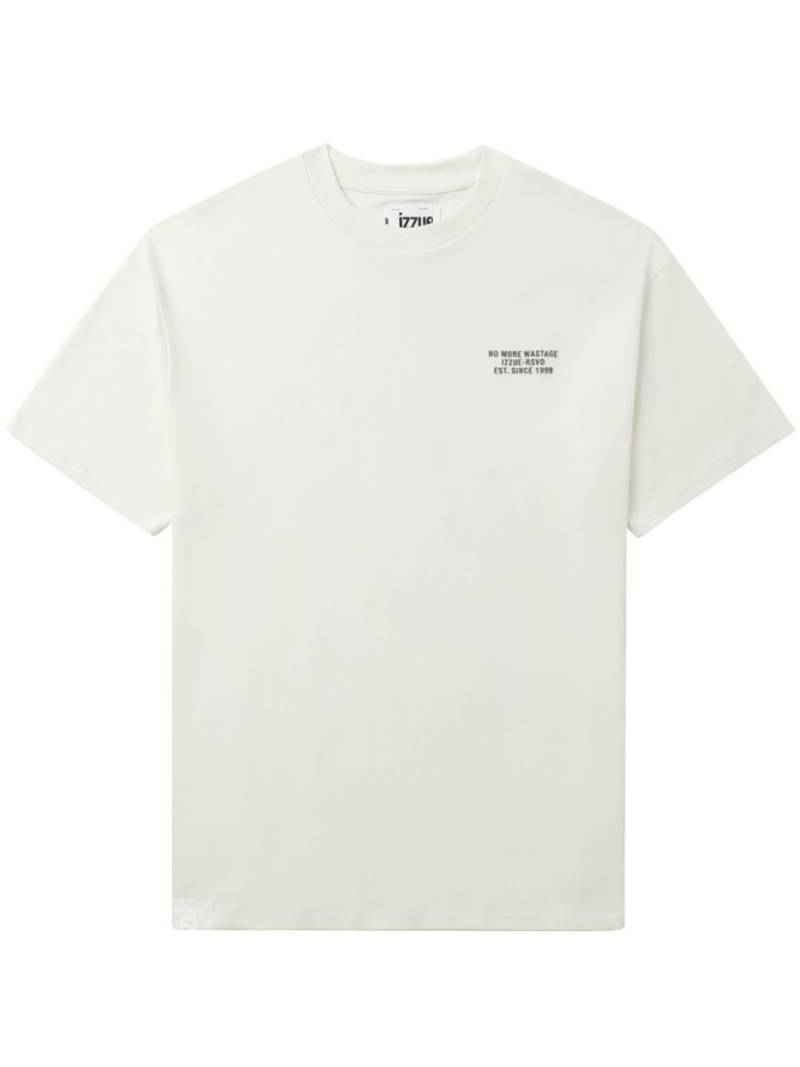 izzue graphic-print cotton T-shirt - White von izzue