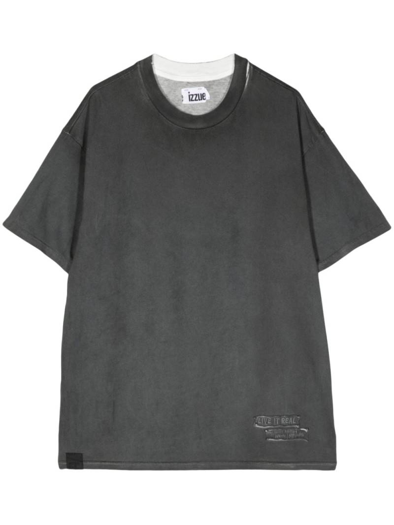 izzue graphic print t-shirt - Grey von izzue