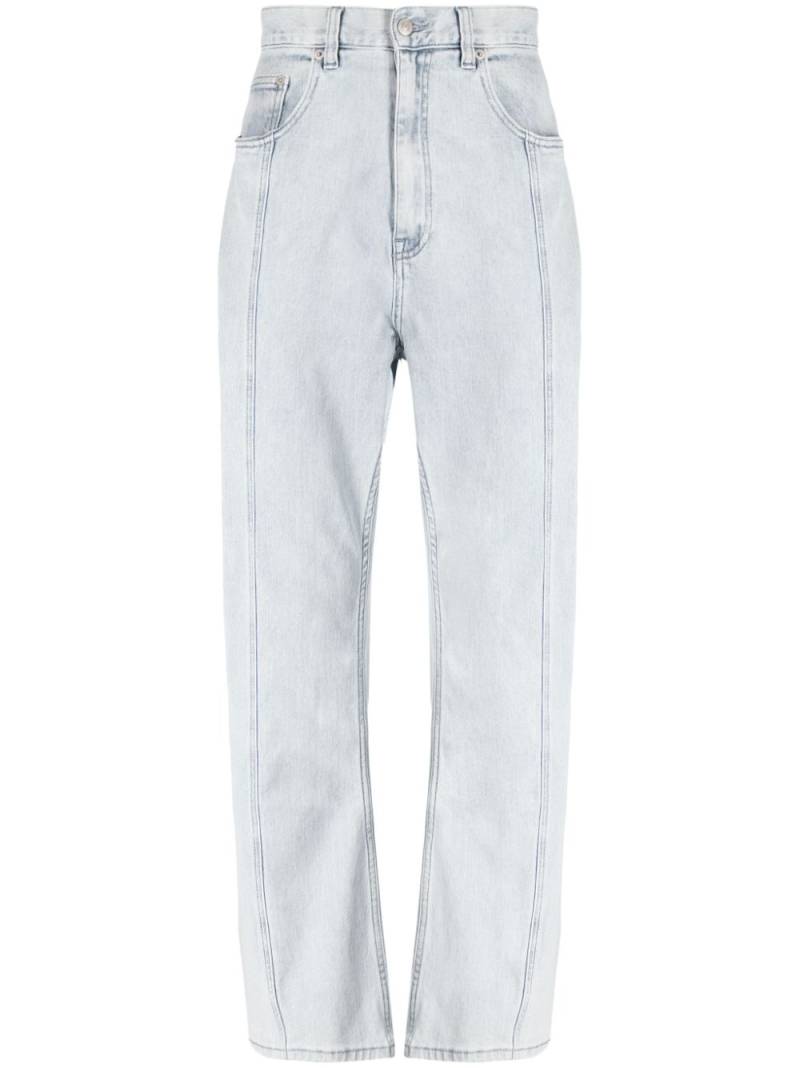 izzue high-rise straight-leg jeans - Blue von izzue