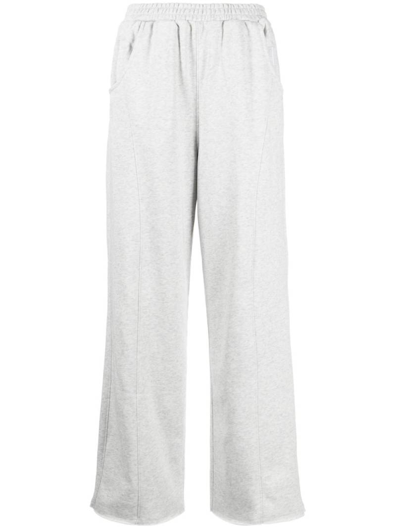 izzue high-waist straight-leg trousers - Grey von izzue