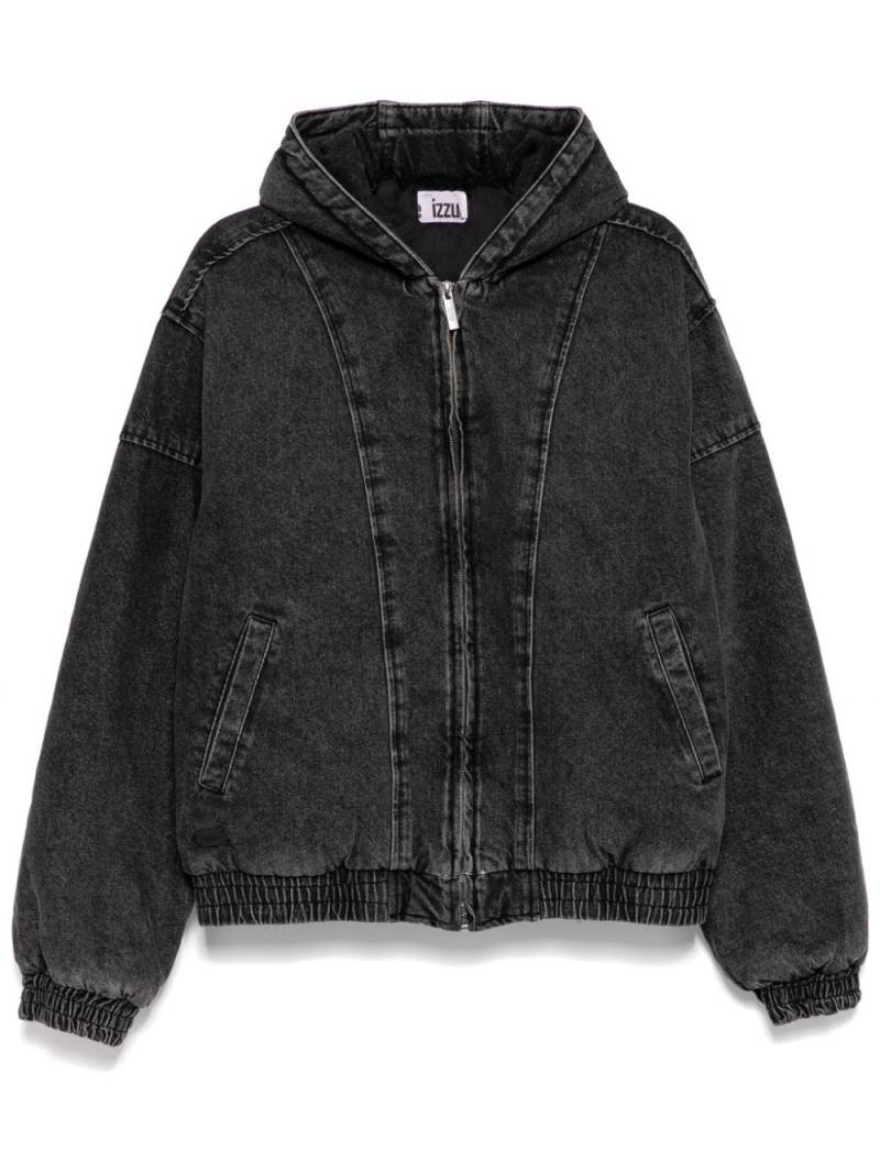 izzue hooded denim jacket - Black von izzue