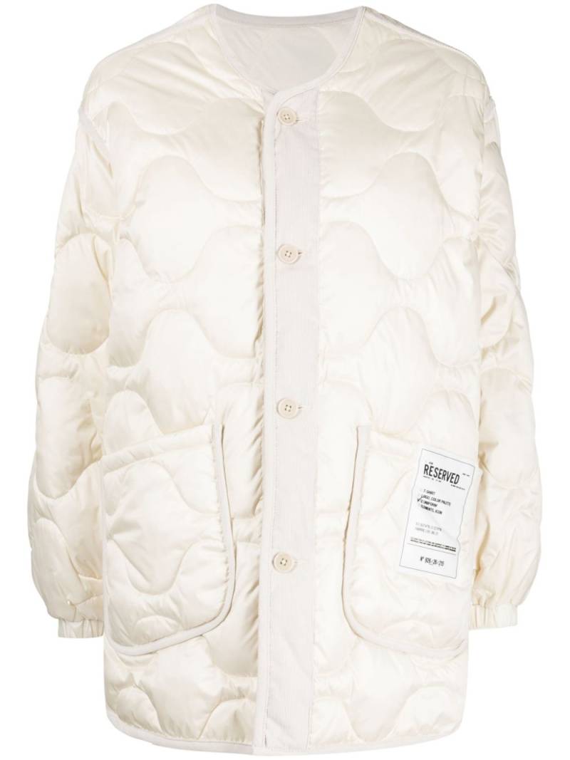 izzue hooded quilted padded jacket - Yellow von izzue