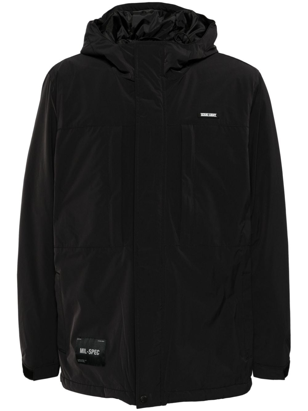 izzue hooded windbreaker - Black von izzue