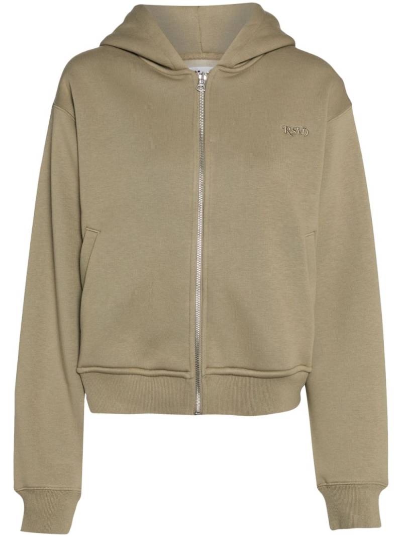 izzue jersey hooded jacket - Neutrals von izzue