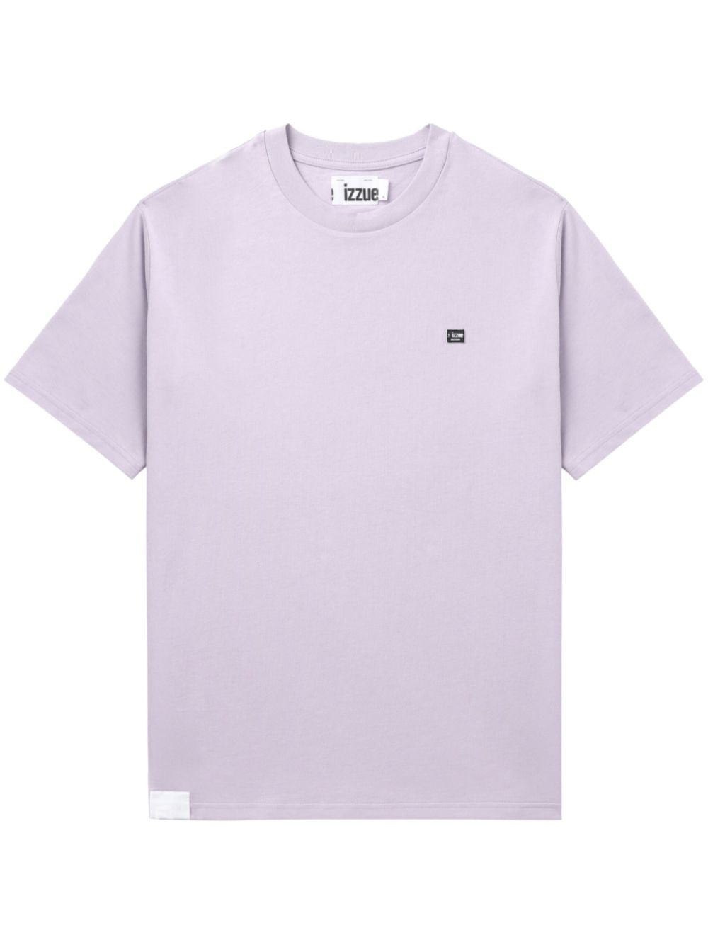izzue logo-appliqué cotton T-shirt - Purple von izzue
